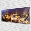 tulup.si Slika na akrilnem steklu Mesto arhitektura 125x50 cm 2 obešalnika