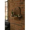 HANAH HOME Dekorativna zidna polica Artmtkwll1 Wenge