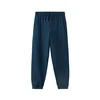 MANGO KIDS Hlače temno modra