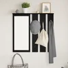 Vješalica za kapute na zidu Zidne Crni hrast 84 x 10 x 80 cm