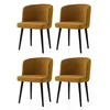 Hanah Home Set trpezarijskih stolica Soft 4107 V4, 4 komada, Oker