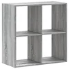 Regal za knjige boja hrasta 68,5x32x68,5 cm konstruirano drvo