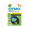 Dymo Kaseta s trakom za LetraTag, 12 mm, 4 m, plastika žuta, S0721620