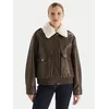 MICHAEL Michael Kors Jakna iz umetnega usnja 77A1487M52 Rjava Relaxed Fit