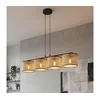 Luster na sajli ECO 4xE27/15W/230V bež/ratan