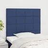 Vidaxl vidaXL Vzglavja za posteljo, komplet 2 kosov, modra, 80x5x78/88 cm, blago