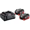 Osnovni set: CAS baterije 2 x LiHD 5,5 Ah + polnilec | Metabo - Metabo - 18V