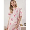 Trendyol Milla Ženski set pidžame Thmss25Pt00367, Roze