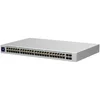 Ubiquiti USW-48 48-port, Layer 2 switch, 48 x GbE ports, 4 x 1G SFP ports, Fanless, silent cooling, ESD/EMP protection, 1.3 touchscreen LCM display,