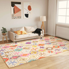 vidaXL Pralna preproga 190x300 cm večbarvna protizdrsna