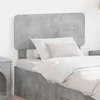 Vidaxl Vzglavje z vzglavjem Betonsko siva 75 cm Konstruiran les