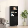 Highboard Crni hrast 69,5 x 32,5 x 180 cm Konstruirano drvo