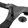NEW Strap-on z realističnim penisom. Elastičen material in nastavljiv pas.