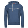 Tommy Hilfiger Puloverji TOMMY LOGO HOODY Modra