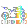 shumee Nalepka BIKER ON BOARD za motoristični avto