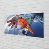 tulup.si Slika na steklu Moški svet 120x60 cm 4 obešalnika