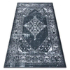 eoshop Preproga ANTIKA 117 tek, sodoben ornament, pralna - siva/grafitna ( - Velikost: 160x220 cm)