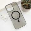 Maska Transparent Mag Case za iPhone 16 Pro crna