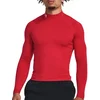 Moška majica Under Armour ColdGear Armour Comp Mock Red M