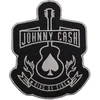 Johnny Cash Guitar Iron-On Patch