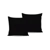 De Black Black Satin Jastučići (Set od 2 komada)