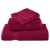 shumee Komplet brisač iz bombaža 6-delni bordo 600 gsm 100% bombaž