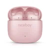 Niceboy Beans 4 POP - Bežične slušalice 200 mAh + 2x 30 mAh IPX4 ružičaste