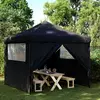 Šator za zabave Crna 292 x 292 x 315 cm Oxford tkanina