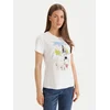 DKNY Majica Central Park Conversational P61M0WNA Bela Regular Fit