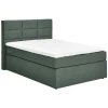 Carryhome POSTELJA BOXSPRING 120 cm x 200 cm , tekstil temno zelena