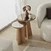 Hanah Home Set klub stolova Luna 2, 2 komada, Bronzana boja