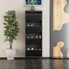 HANAH HOME Ormar za cipele 4 Piece Metal Anthracite