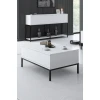 Hanah Home Klub sto Lord 90x40x60cm Crno-Beli