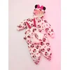 Sinsay - Kvitovana puffer jakna sa kapuljačom Minnie Mouse - krem