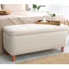 Atelier del Sofa Tabure 100x45x41cm, Krem