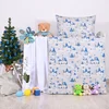 Božična posteljnina Buddy modra EMI, Otroški set 90x130 + 45x65