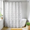Zavesa za kadu + 12 pp kukica belih 180x200 cm chayton tendance