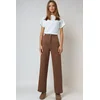 Trend Alacati Stili Ženske pantalone Alc-X14406, Smeđe