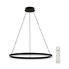 Top Light - LED prigušiva luster na sajli LED/30W/230V crna + daljinski upravljač