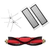 Mega-pack z belimi stranskimi krtačkami za Roborock S5, S6, E5, S50, S55