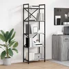 Polica Siva Sonoma 56 x 34 x 171 cm Konstruirano drvo