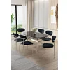 Hanah Home Trpezarijski set, 7 komada, Teget