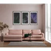 Atelier del Sofa Ugaona garnitura River 105x90x150cm Roze