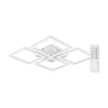 Top Light - prigušiva LED plafonski luster R4xLED/16,25W/230V kvadratni bela + daljinski upravljač