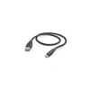 Hama HAMA polnilni/podatkovni kabel USB-A - USB-C 1,5 m črne barve