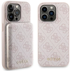 GUESS ovitek za telefon Bundle Pack MagSafe 4G Metal Gold Logo - komplet ohišja + Power Bank 5000mAh MagSafe iPhone 15 Pro, roza