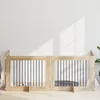 Vrata za pse s postoljem 4 pcs Hrast sonoma 100 x 80 cm