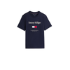 TOMMY HILFIGER Majica marine/rdeča/bela