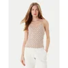Guess Top V5YP11 MC03W Bež Slim Fit