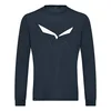 Salewa SOLIDLOGO DRY M L/S TEE, muška planianrska majica, plava 27340
